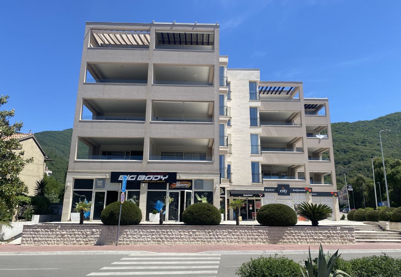 Ferienwohnung in Bogdašici - Tivat Harbor and sea views